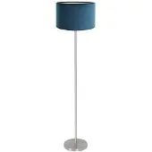 Steinhauer Vloerlamp Noor Met Kap Blauw
