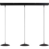 Masterlight Hanglamp Scala zwart nikkel 3lichts