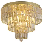 Searchlight Plafondlamp Empire goud IP44