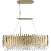 Searchlight Hanglamp Spear Goud Ovaal
