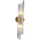 Searchlight Wandlamp Lara Goud Met Helder Glas