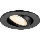 SLV Inbouwspot New Tria 45 2700K zwart