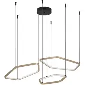 Eglo Hanglamp Estrella, dimbaar, brons / oud-messing, Woon-/ Eetkamer, Aluminium, Modern, hanglamp