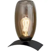 Masterlight Tafellamp Olive Ø12,5cm glas - zwart
