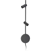 Eth Led wand leeslamp Minora 2x led - zwart