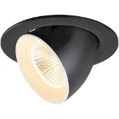 SLV Inbouwspot Numinos Gimble L zwart/wit 2700K - 40gr