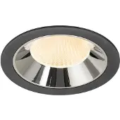 SLV Inbouwspot Numinos XL zwart/chroom 2700K - 20gr