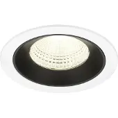 SLV Inbouwspot Numinos L Wit Zwart 4000k 55gr