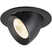 SLV Inbouwspot Numinos Gimble L Zwart 2700k 40gr