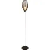 Masterlight Glazen vloerlamp Olive 1x E27 - cacao