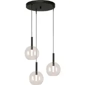 Masterlight 3L vide hanglamp Lido Ball met Ø 17cm helder glas