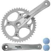 Sturmey Archer 42T FCS720 kettingblad voor 3/32" ketting 170 mm voor vierkante as - Zilver