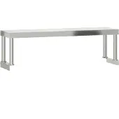 vidaXL Verhoging voor werktafel 110x30x35 cm roestvrij staal