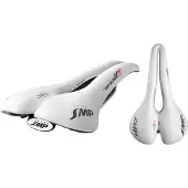 Selle Smp Zadel Well M1, AISI 304 roestvrij staal, maat 279x163 mm, wit. Artikelnummer: ZSTT03WELLM1-BISM