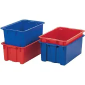 LA-KA-PE Draaistapelbak | PP blauw | L600xB400xH250mm | 1 stuk - LB60/40 BLAU LB60/40 BLAU