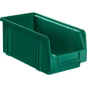 LA-KA-PE Magazijnbak | L350/300xB200xH200 mm | PS groen | 10 stuks - LK2A GRÜN LK2A GRÜN