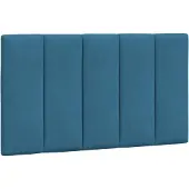 vidaXL Hoofdbordkussen "Hanko" 80 cm fluweel blauw