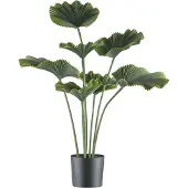 Kopu Kunstplant Palmblad 100 cm In Pot - Groen