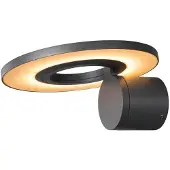 SLV Led muurlamp I-Ring antraciet
