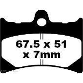 EBC Brakes Fa Series Organic Fa126 Remblokken
