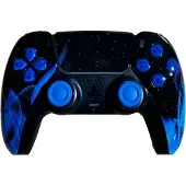 Clever Gaming Clever PS5 Custom Blue Flames Controller