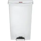 Rubbermaid Slim Jim Pedaalemmer 68 l Wit PE (Polyetheen) VB 224030