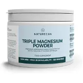 Naturecan Magnesium Bisglycinaat 3:1 Poeder - Triple Magnesium Complex - Magnesium Malaat & Lactaat - Hoge Biologische Beschikbaarheid - Vegan - 312 g