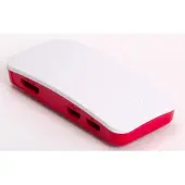 Raspberry Sonstiges Relais SBC-behuizing Geschikt voor serie: Afneembare GPIO-afdekking Rood, Wit