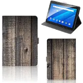 B2Ctelecom Lenovo Tab E10 Tablet Book Cover Steigerhout