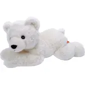 Wild republic Knuffel Ijsbeer Ecokins Junior 30 Cm Pluche Wit