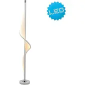 Halay LED vloerlamp Bandera, 153 cm, met een artistiek gedraaid design, warmwit licht, moderne verlichting voor de woonkamer