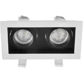 Masterlight Inbouwspot Sandy wit structuur 183x100x38mm