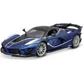 Bburago Ferrari R&P FXX-K EVO, blau #27 1:18 Auto