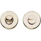 Intersteel Rozet met toilet-/badkamersluiting verdekt 49x7mm - nikkel glans