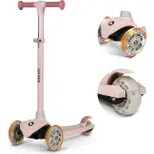 Lionelo Jessy Kinderstep - step 3 wielen - leeftijdsgroep 3+ - max 50kg - LED verlichting in de wielen - hoogte verstelbaar 65-70-75-80 cm