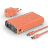 RealPower PB-20000 Power Pack Powerbank 20000 mAh Li-ion USB, USB-C Oranje