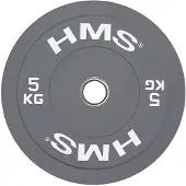 HMS Bumper Plate - Olympische Halterschijf - 5 kg - Grijs