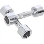 HMS Chroom Dumbbell Set - 2 x 2 kg