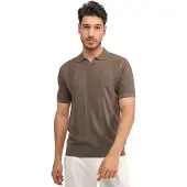 Blue industry De gebreide riva polo |