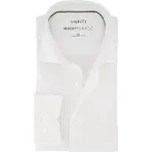 Venti Jerseyflex Comfort Fit Jersey overhemd wit, Effen