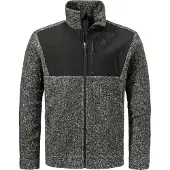 Schöffel Funktionele fleece-jas 'Urban Fleece Jk Style Canterbury MNS' grijs / zwart
