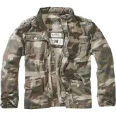 Brandit Tussenjas 'Britannia' donkerbeige / mokka / antraciet / kaki