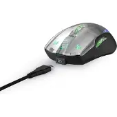 URage Reaper 515, geschikt voor rechtshandigen, optische muis, USB Type-A, 12000 DPI, 1 ms, zwart