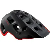 Met Terranova All-Mountain Helm Zwart Mat Rood 2022 || Maat: M (56-58 cm)