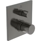 Ideal standard CeraTherm - Inbouw thermostatische douchekraan, Magnetic Grey A6956A5