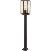 LINDBY Tuinpadverlichting Filimon, dimbaar, zwart, Aluminium, Modern, Tuinpad verlichting