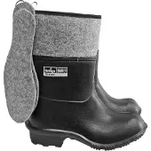 Lemigo Mannen, Rubberen laarzen, BLFILCAK_B43 Professionele schoenen, zwart, maat 43, Zwart, (43)