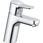 Kludi Pure&Easy thermostaatkraan voor één hand, model 70, voor laag druk, chroom, 1 stuk.