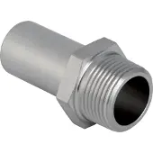 Geberit Mapress Übergang Edelstahl 18x1/2 Nippel/Nippel