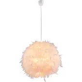 Globo Witte hanglamp Katunga Ø 45cm